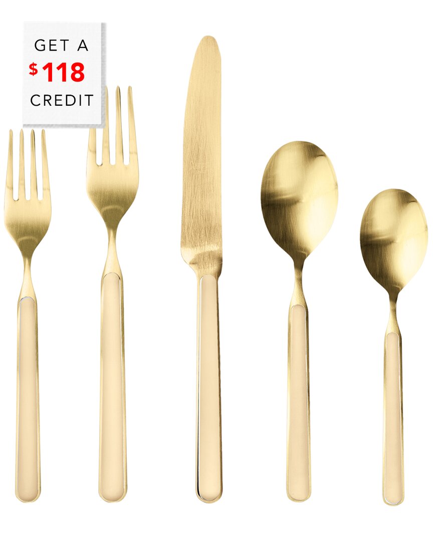 20Pc Fantasia Ice Flatware Set With $118 Credit
