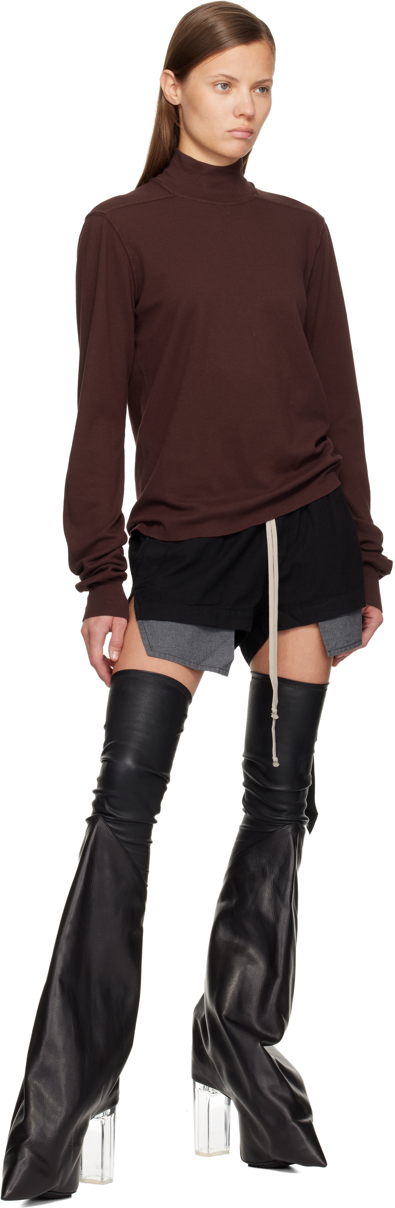 Burgundy Concordians Headon Dbl Turtleneck
