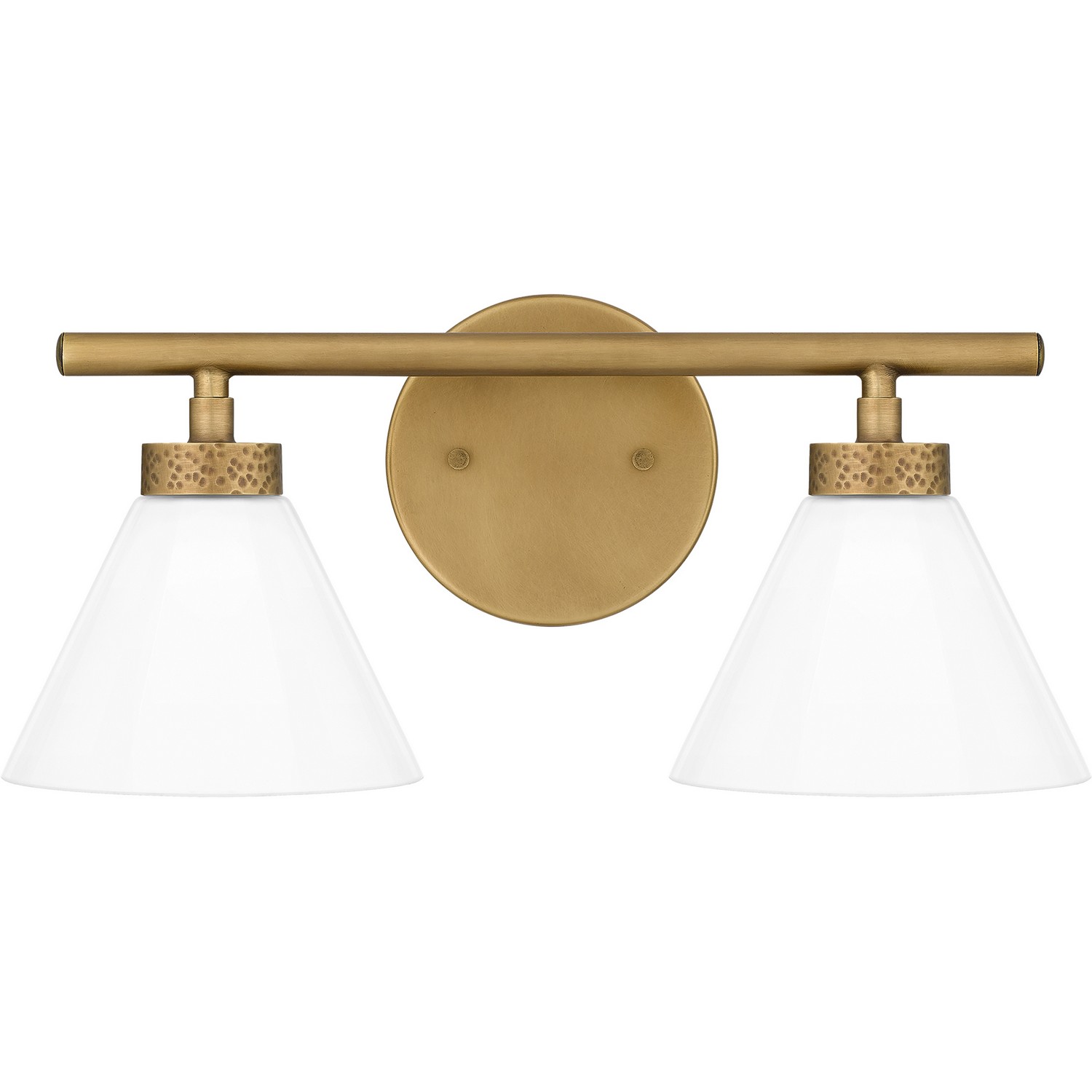Ira 2-Light Bathroom Vanity Light in Weathered Bra