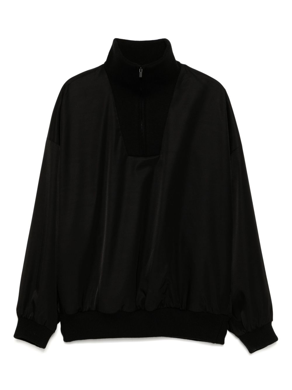 Fear Of God high-neck pullover jacket - Black