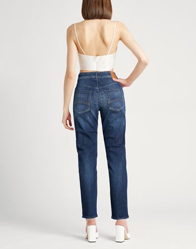 Woman Jeans Blue Size 29 Cotton, Elastane