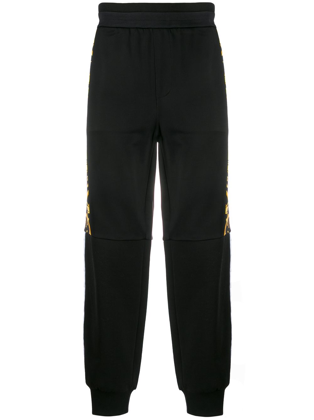 Barocco logo track pants - Black