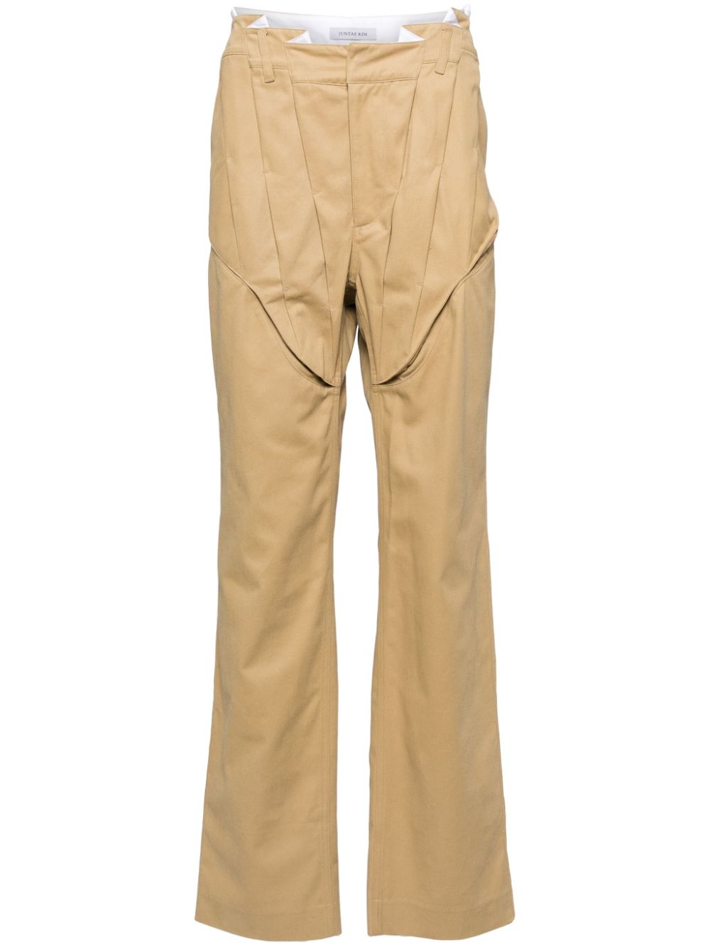 Gathered corset slacks - Neutrals