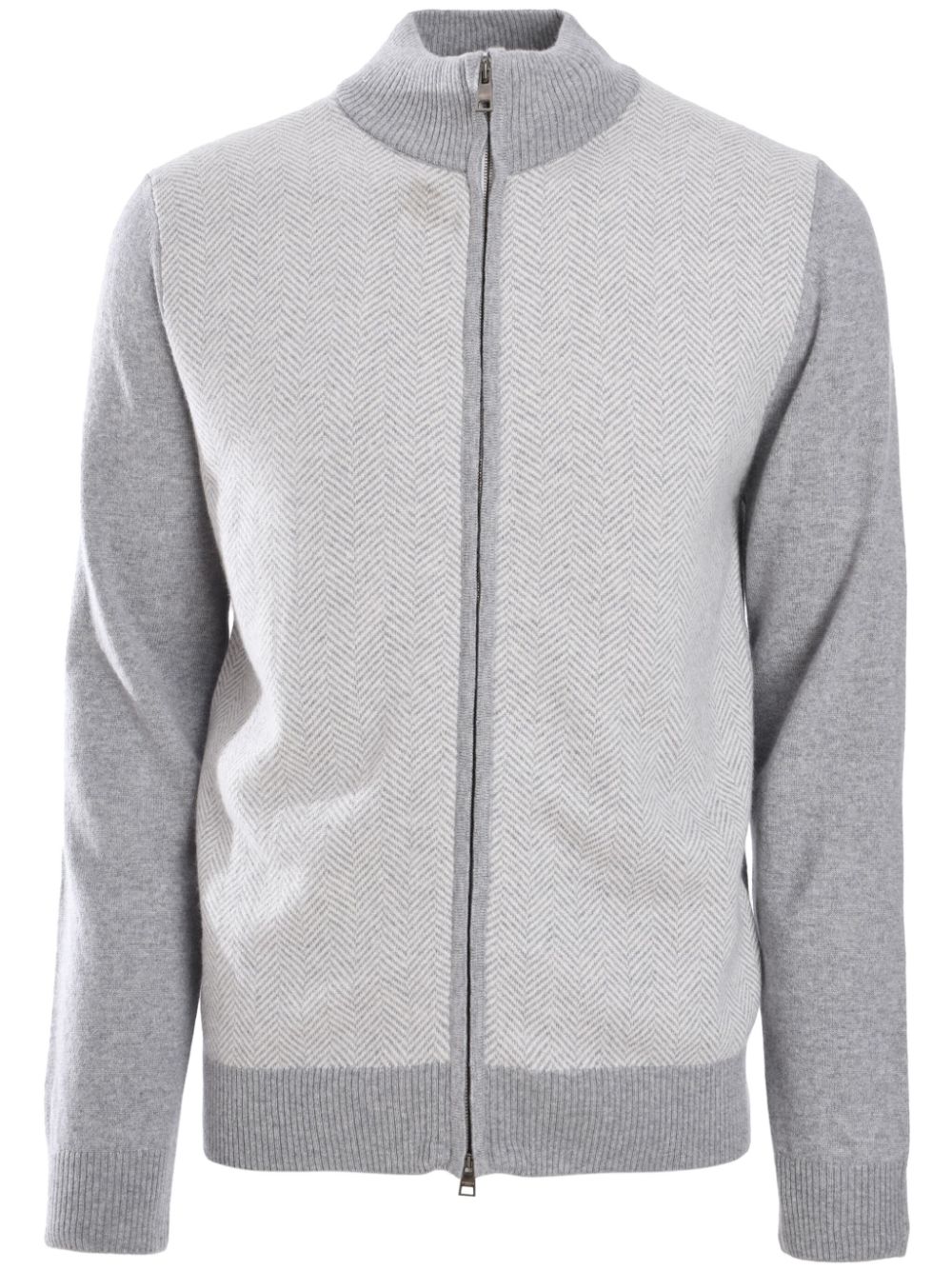 Zip-fastening jacket - Grey