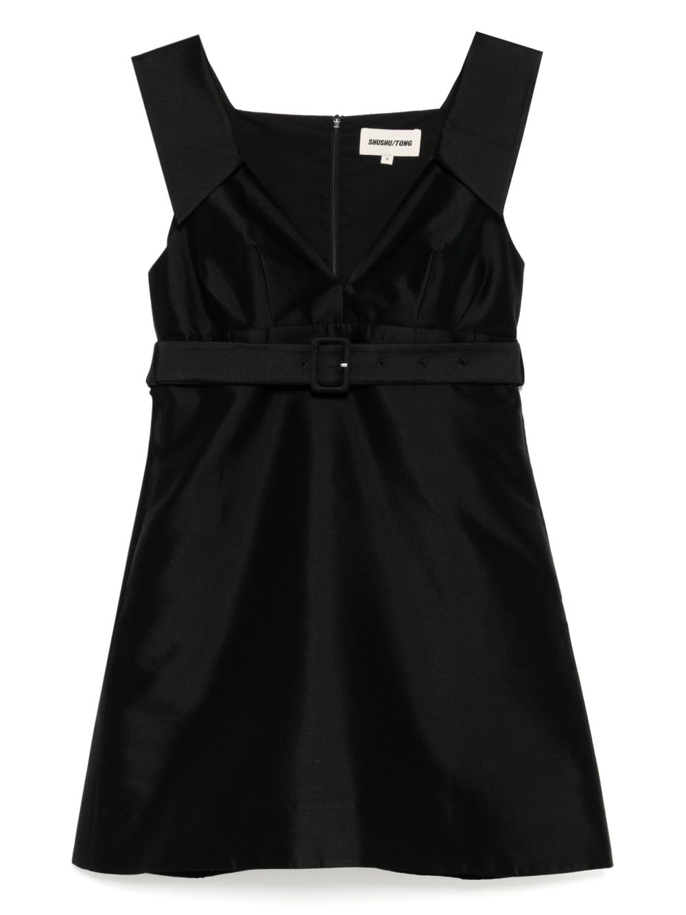 SHUSHU/TONG sleeveless-sleeve dress - Black