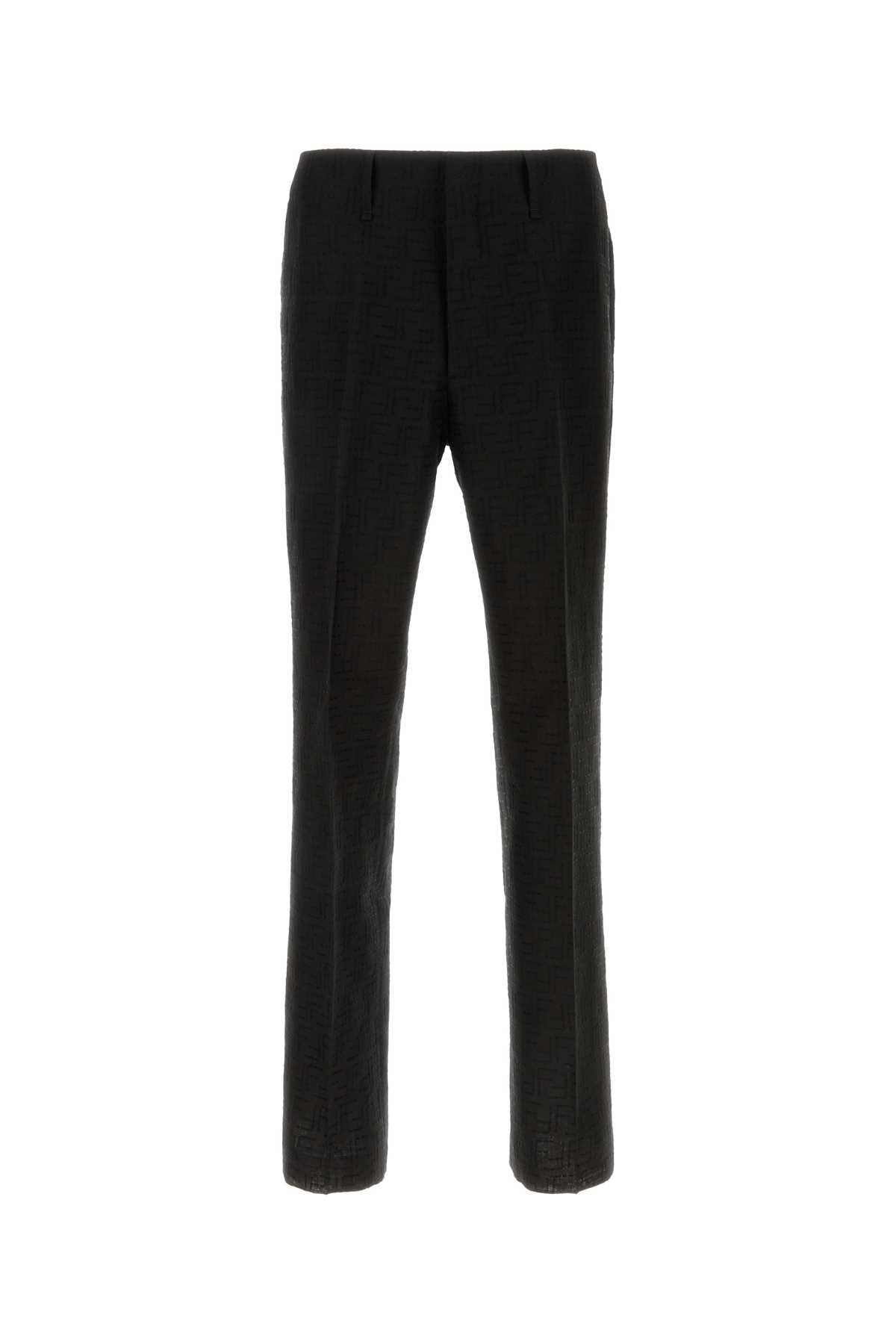 Linen Trousers — Black