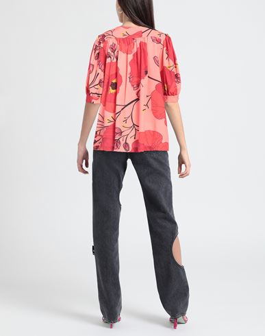 Odì Odì Woman Shirt Salmon pink Size M Polyester, Elastane