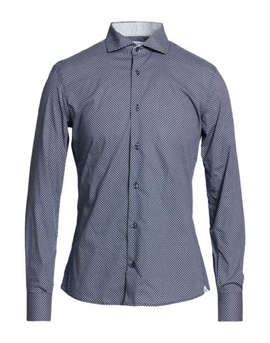 Man Shirt Navy Size 15 Cotton