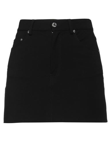 Grifoni Woman Mini skirt Black Size 28 Viscose, Polyamide, Elastane