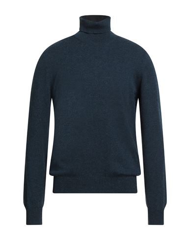 Man Turtleneck Deep teal Size 40 Virgin Wool, Viscose, Cashmere