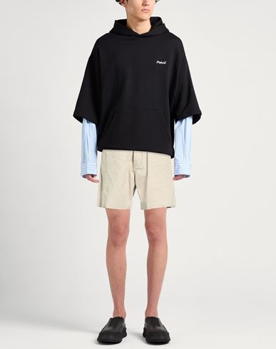 Man Shorts & Bermuda Shorts Beige Size 34 Cotton