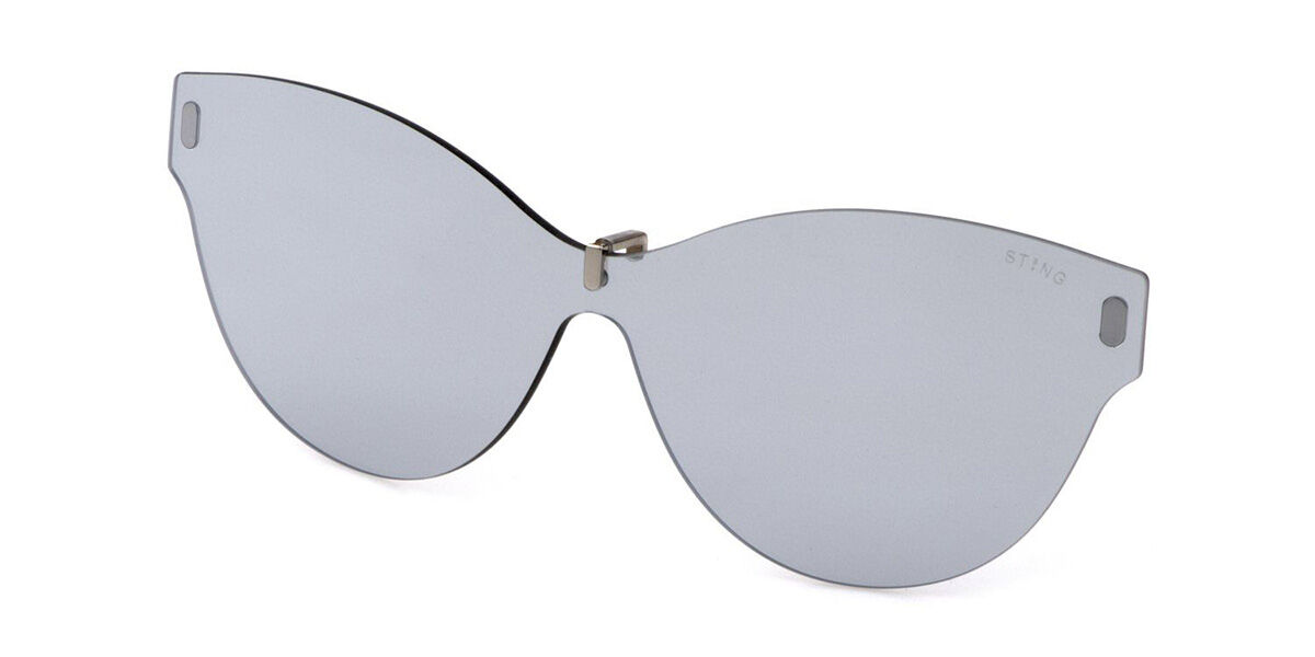 Sting AGST443 Clip-On Only Men's Sunglasses Silver