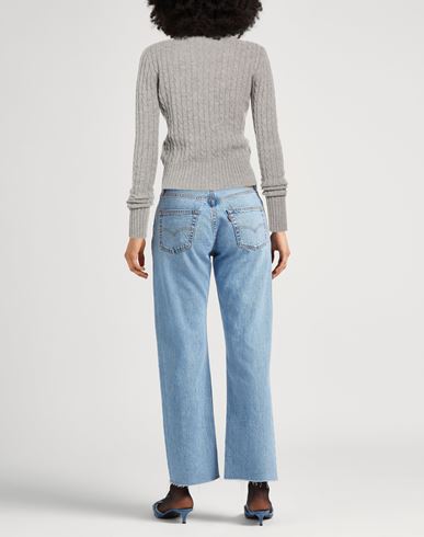 Woman Cardigan Grey Size 4 Virgin Wool, Cashmere