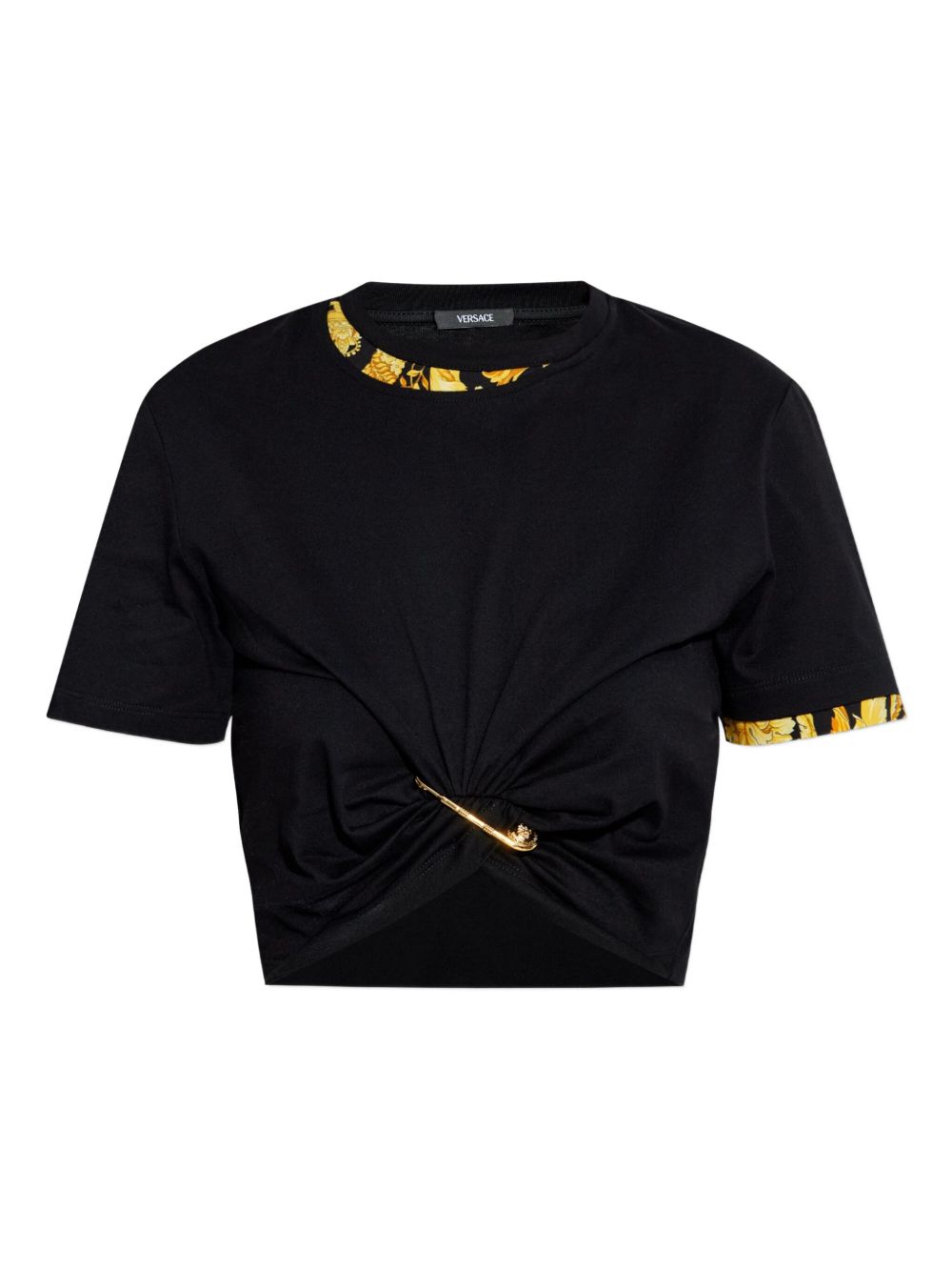 Safety-Pin twisted top - Black