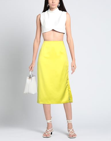 Woman Midi skirt Yellow