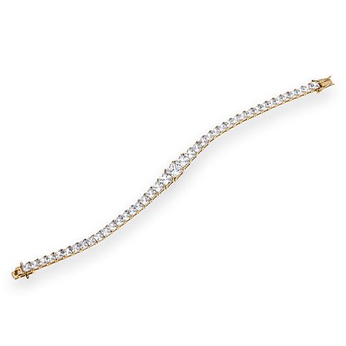 ™ Sterling Silver Graduated Tennis Line Bracelet