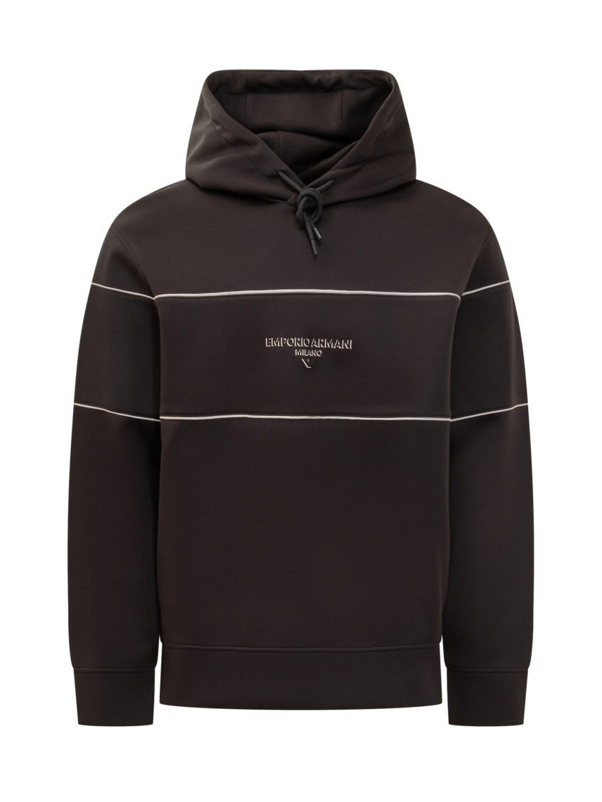 Dark Brown Hood Sweatshirt