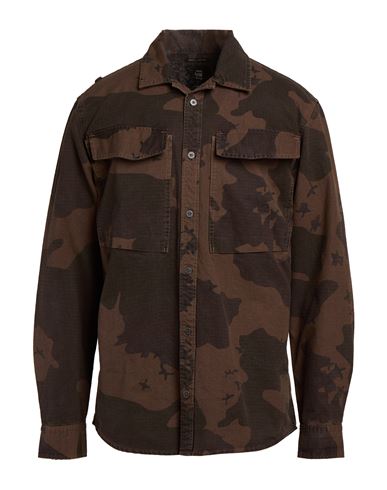 Man Shirt Military green Size M Recycled cotton, Cotton