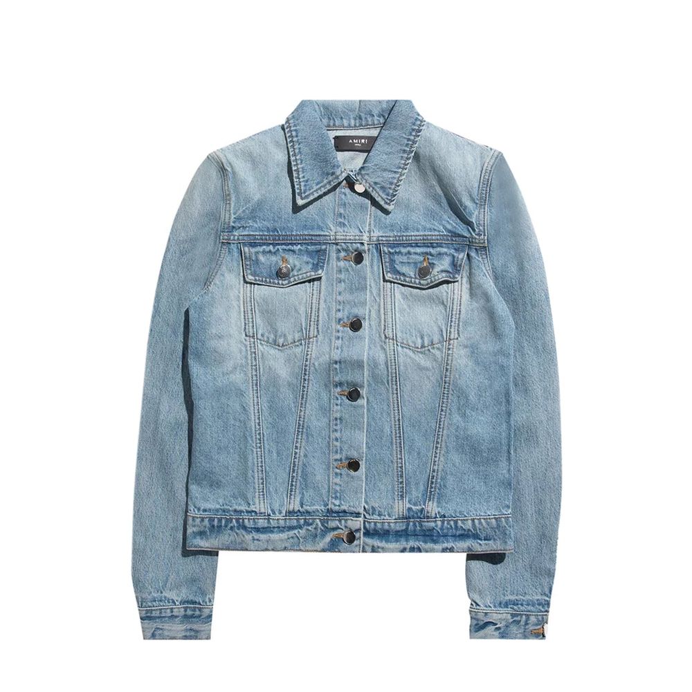 Cotton Denim Jacket — Blue
