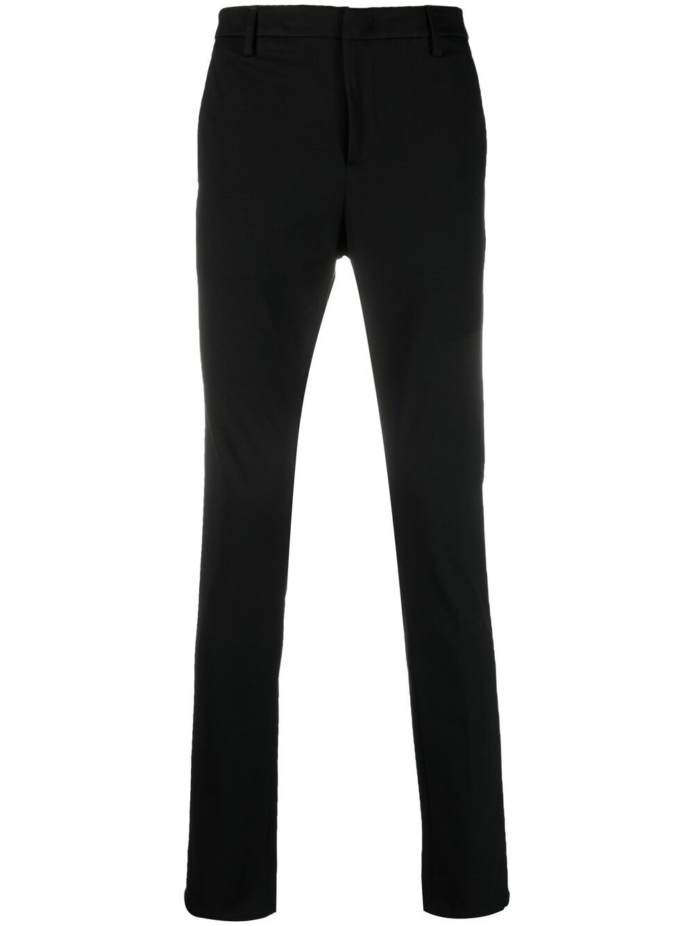 Slim-cut trousers - Black
