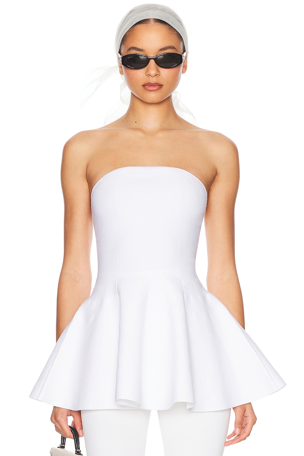 Helsa Maude Knit Top in Ivory - Ivory. M also in