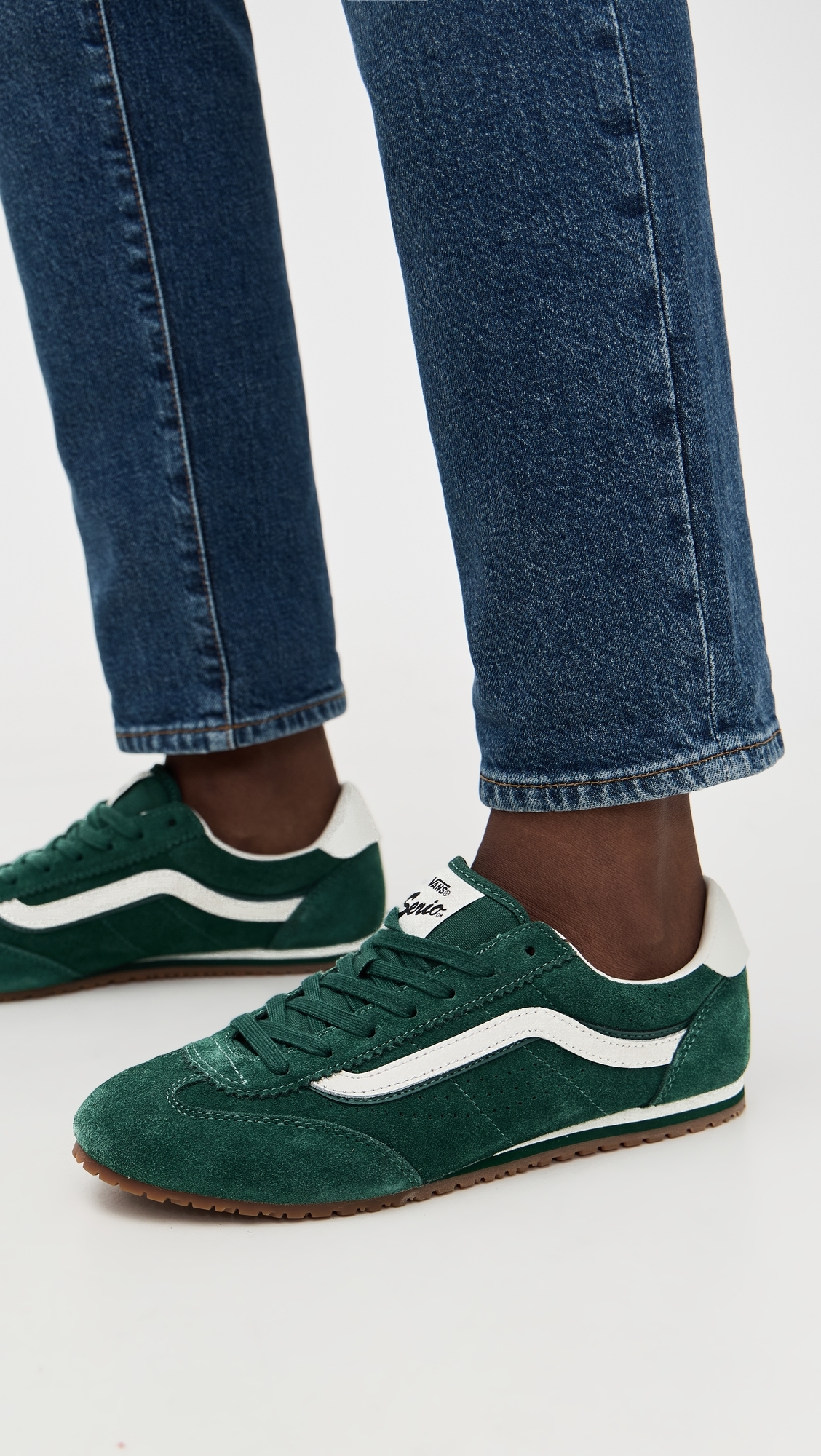 Super Low Pro Sneakers Suede Emerald Green W