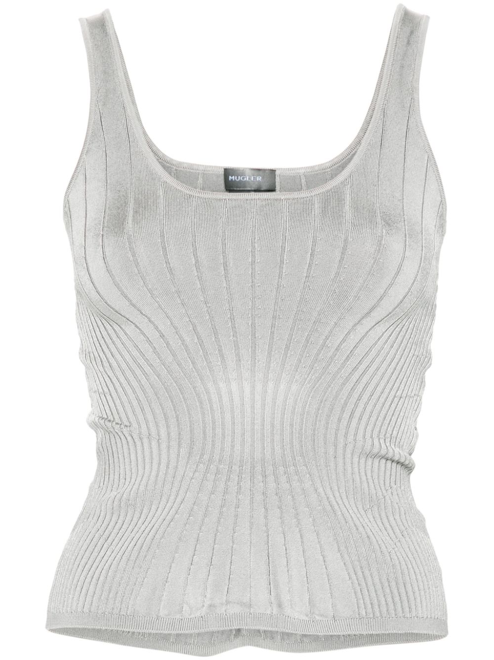 Knit tank top - White