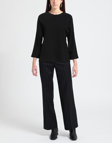 Woman Top Black Size 10 Polyester, Elastane
