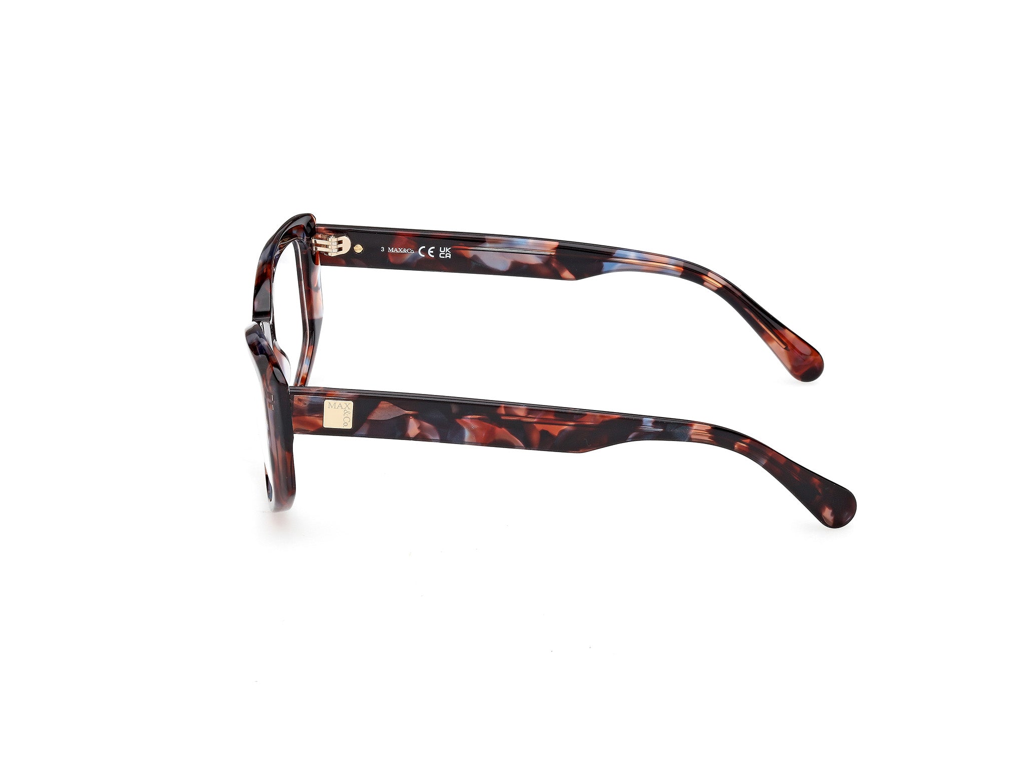 MAX&Co Mujer MAX&Co MO5202 054 Monturas ópticas Acetato la Habana Geométrico Norma