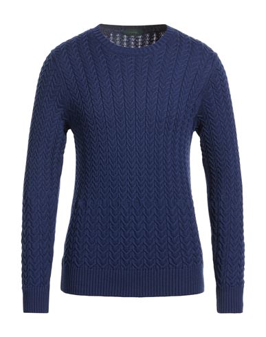 Man Sweater Blue Size 38 Virgin Wool