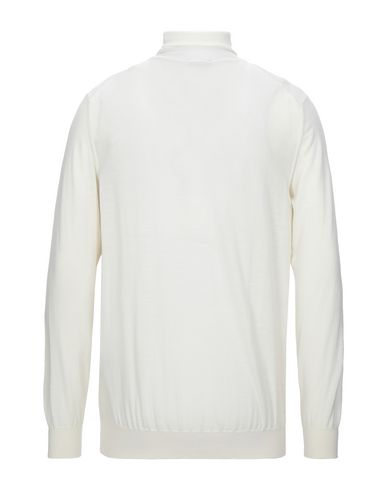 Man Turtleneck Ivory Size 44 Super 140s Wool