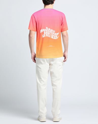 Man T-shirt Fuchsia