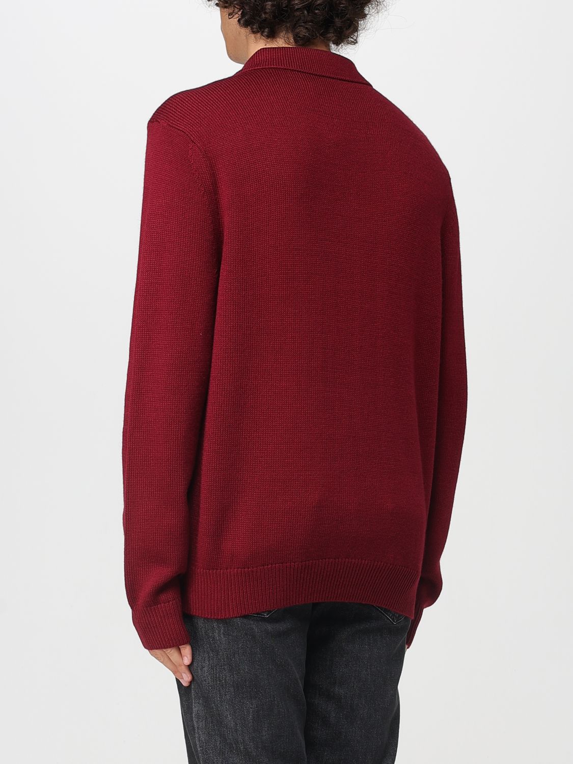 Sweater Men color Burgundy