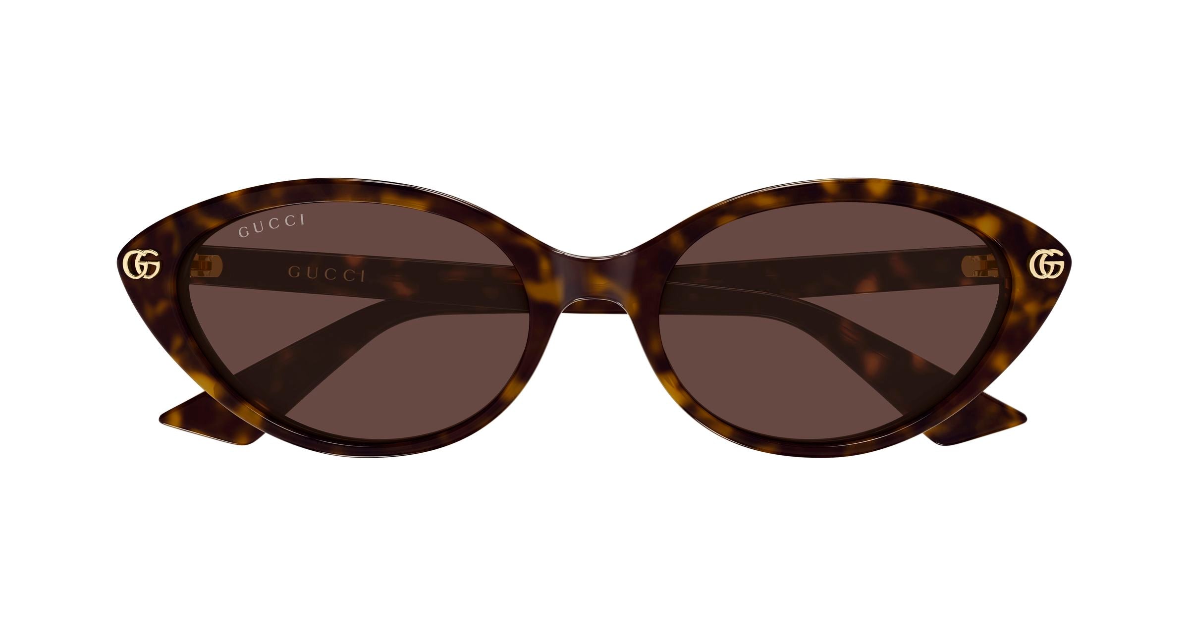 Gucci Woman Gucci GG2110S 002 Sunglasses Acetate Havana Brown Cat Eye