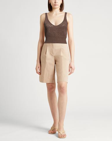 Woman Top Brown Size 2 Alpaca wool, Nylon, Virgin Wool