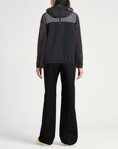 Woman Jacket Black Size 4 Polyamide, Elastane, Cotton, Viscose