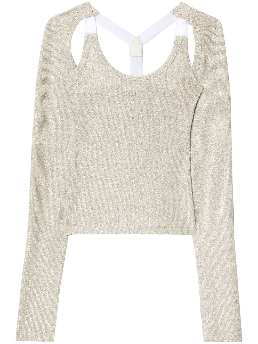 Ribbed top - Silver