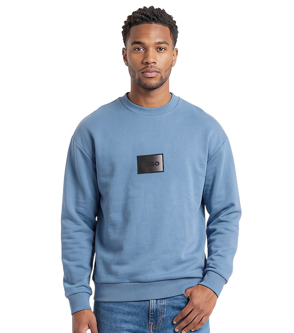 Blue Crew Neck Sweatshirts