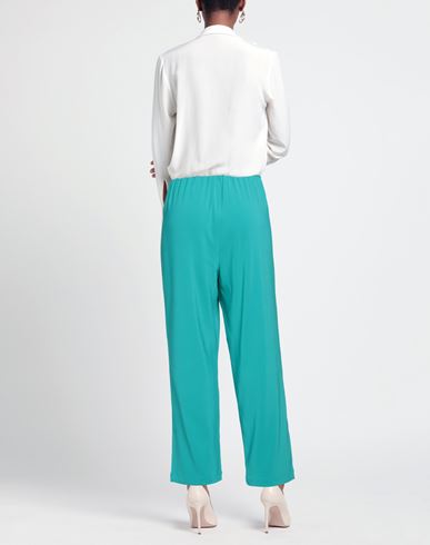 Woman Pants Emerald green Size 20 Recycled polyester, Polyester, Polyethylene