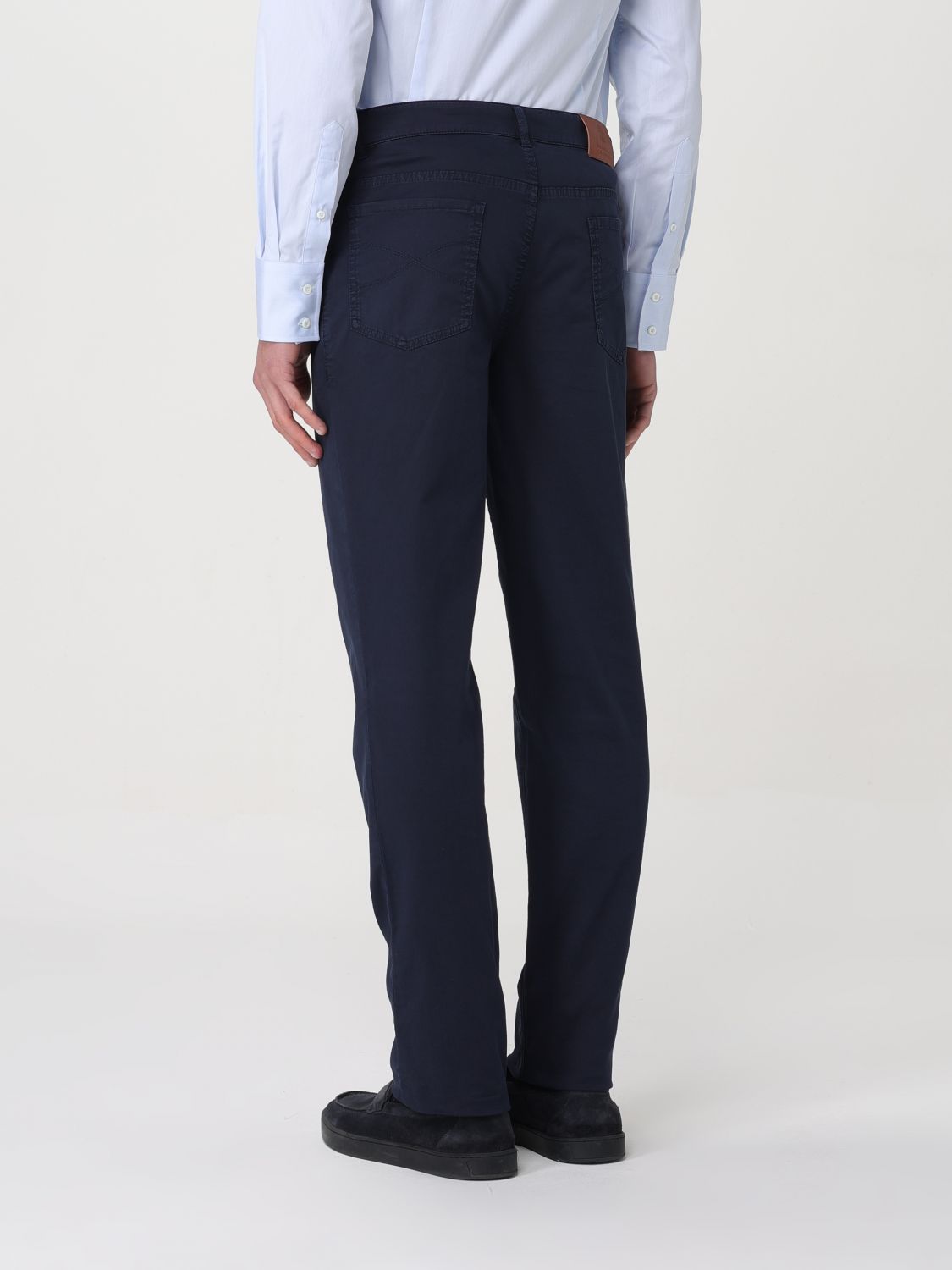 Pants Men color Blue