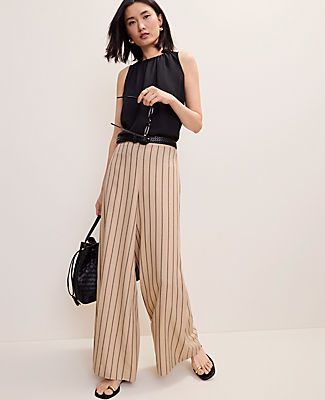 Ann Taylor The Striped Statement Palazzo Pant