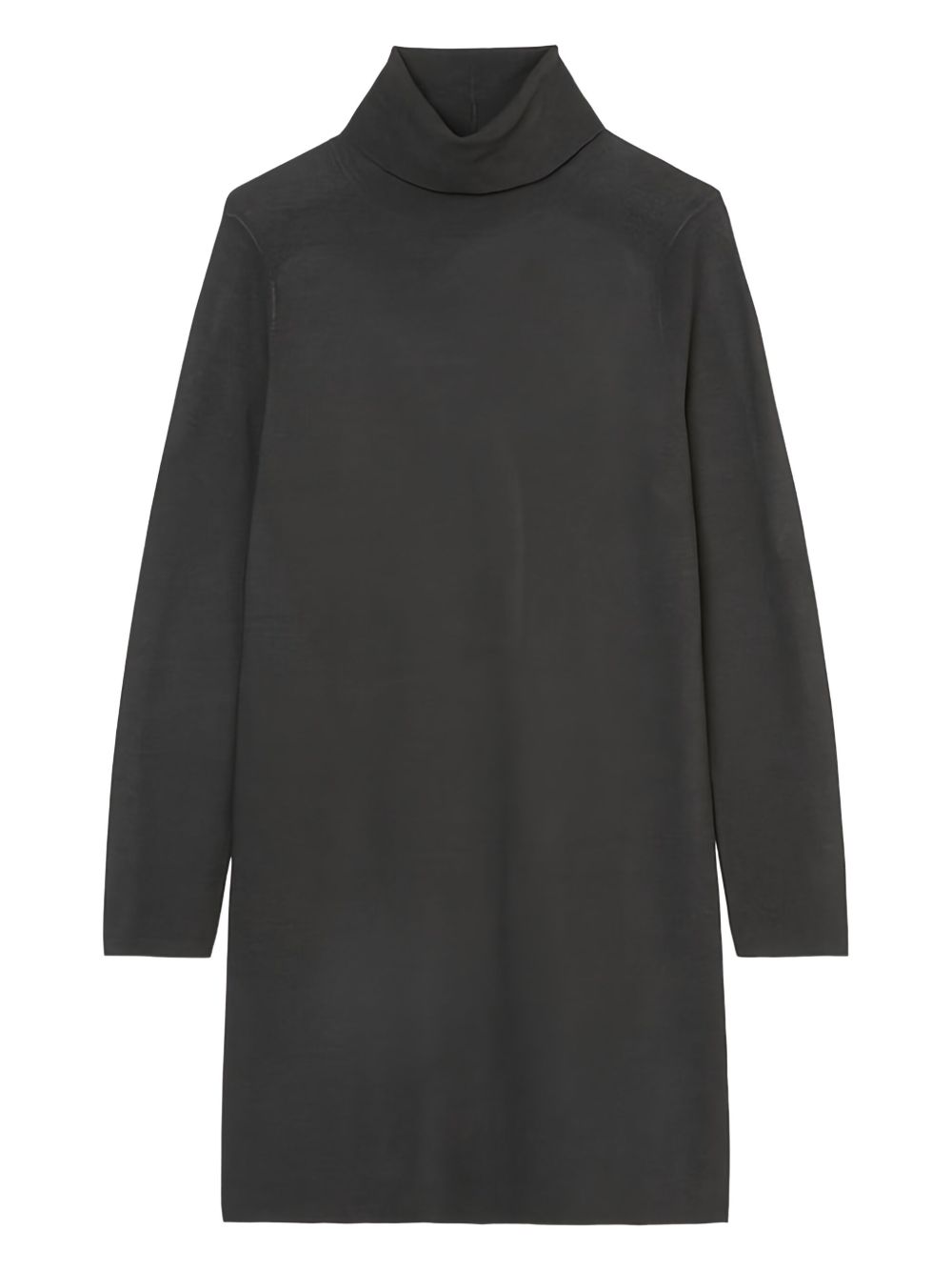 Turtleneck sweater mini dress - Grey