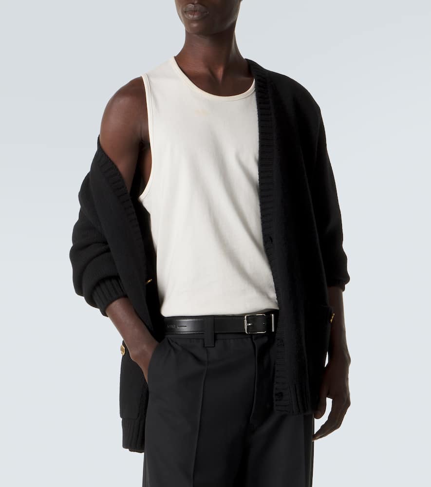 DG wool-blend cardigan