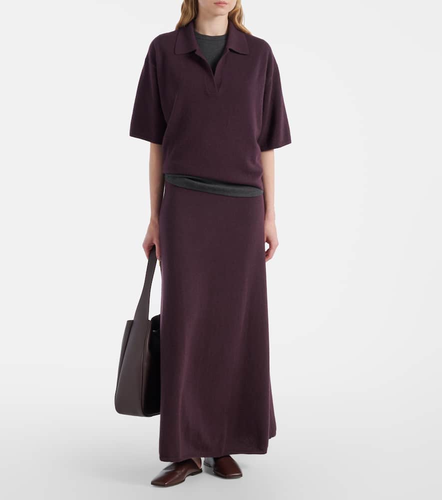 Dolly cashmere maxi skirt