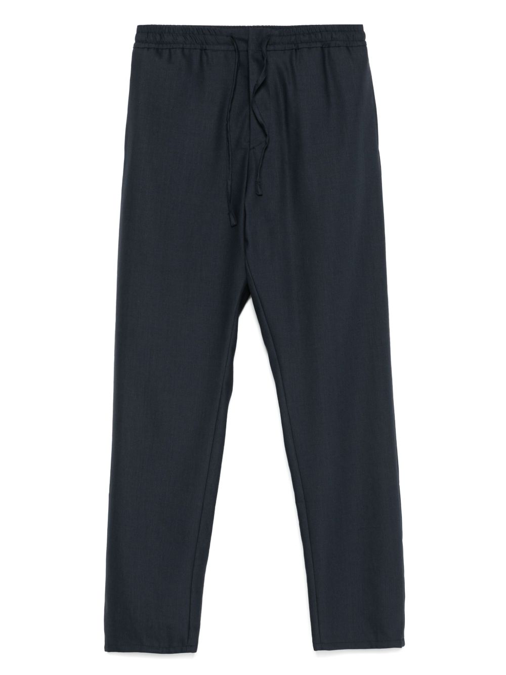 Drawstring-waistband trousers - Blue