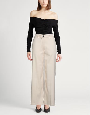 Forte_forte Woman Pants Beige Size 0 Polyester, Viscose, Metallic Polyester, Elastane