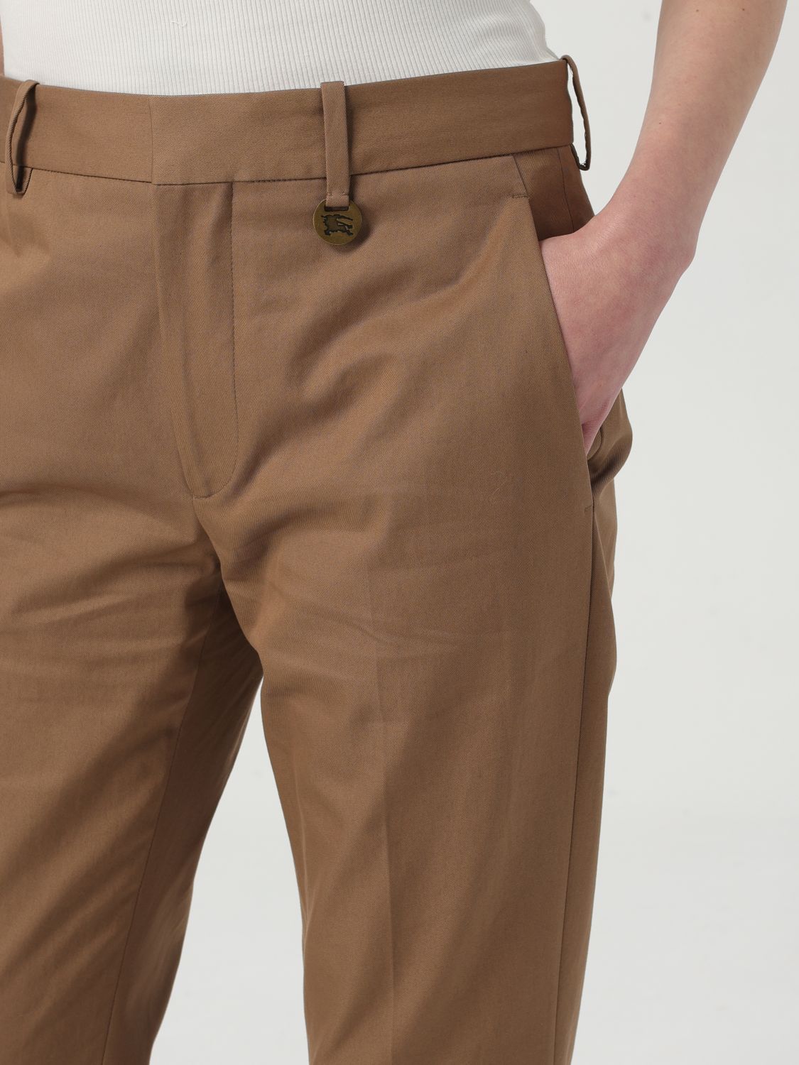 Pants BURBERRY Woman color Beige
