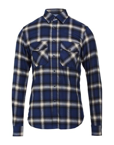 Man Shirt Navy Size 1 Cotton, Rayon
