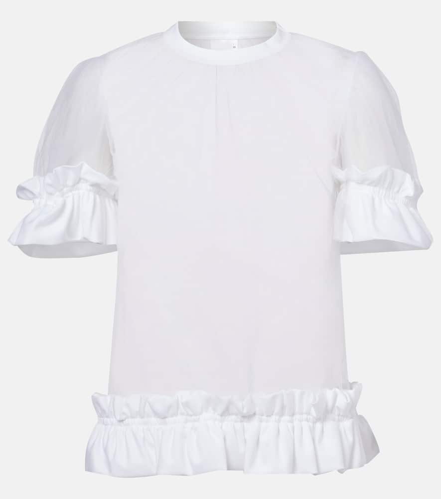 Sheer tulle top