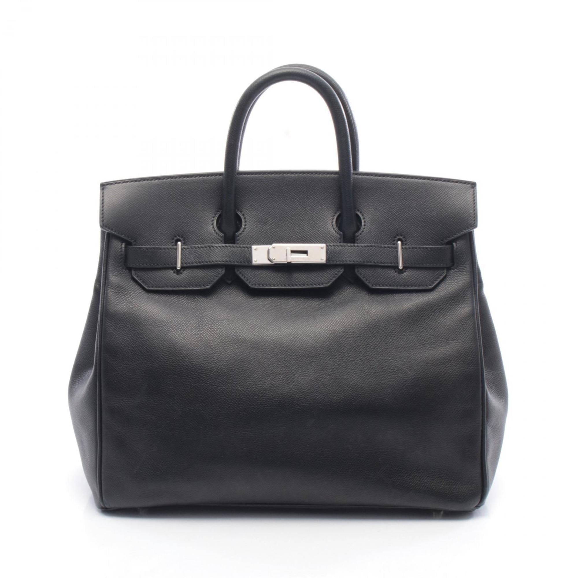 Hermes Black Leather Handbag Pre-Owned